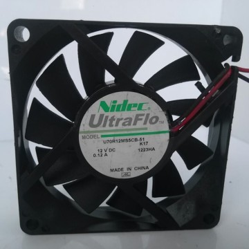 Nidec UltraFlo U70R12MS5CB-51 7015 70mm Cooling Fan