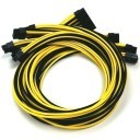 Corsair RM650 Premium Single Sleeved Modular Cable Set (Black/Yellow)