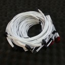 LEPA G1600 Single Sleeved Modular Cable Set (White)