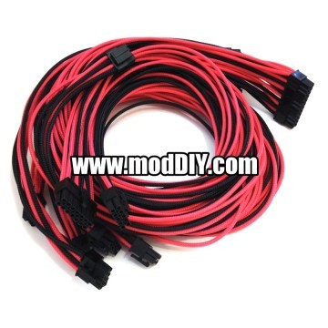 Corsair AX Professional Series Individually Sleeved Modular Cable Set (Black/Pink)