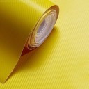 Yellow Carbon Fibre Sticker 3D Matt Dry Vinyl with Texture