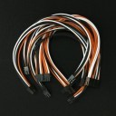 Corsair Premium Single Sleeved Modular Cable Set (Black/Orange/White)