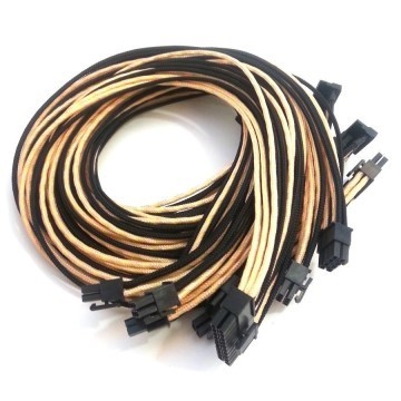 Corsair RM Series Individually Sleeved Modular Cable Set (Black/Gold)