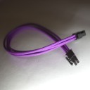 Single Sleeved Power Supply Modular Cable 4-Pin to 4-Pin Female - Purple