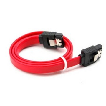SATA II High Speed Cable with Latch (20cm) Straight to Straight