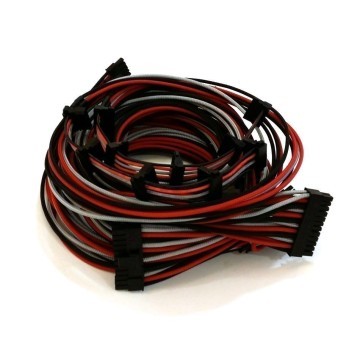 Cooler Master Hybrid Single Sleeved Modular Cable Set (Black/Red/Grey)