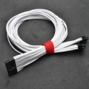 Seasonic X Series Modular Power Supply PSU 24-Pin Single Sleeved Cables (White)