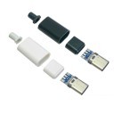 USB 3.1 Type-C USB-PD PCB Male Connector with Housing (USB 2.0 PCB)