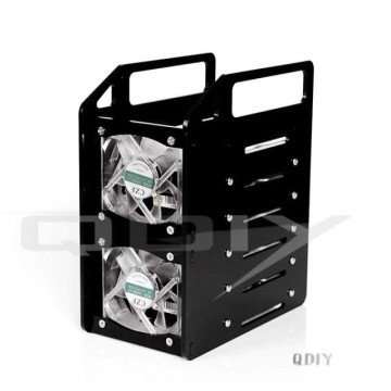 QDIY Professional Modder Acrylic 6-Bay HDD Rack Tray (Y6F)