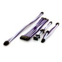 Silverstone SX600-G Premium Single Sleeved Modular Cable Set (Purple/White)