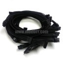 Seasonic Platinum 1000W Premium Single Braid Modular Cables Complete Set (Black)