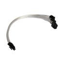 ATX 3.0 PCIe 5.0 600W 3 x 8 Pin to 12VHPWR 16 Pin Silver Cable for Corsair