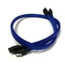 SAS/SSD High-Speed 6Gbps SATA3 Cable High Density Sleeved (Blue)
