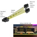 Supermicro 8 Pin EPS12V to 2 x MicroFit 8 Pin Cable for ASRock BC250
