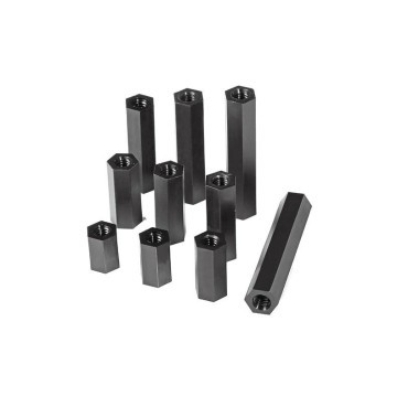 Premium Nylon66 M3 Motherboard Hex Black Spacer (6mm to 45mm)