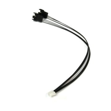 3 Pin GPU Mini Fan Connector to 2 x Standard 4 Pin PWM Adapter Cable ...