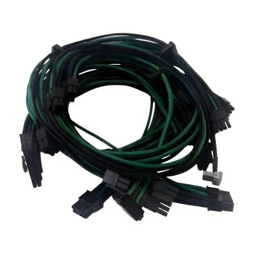 Tailor Made Premium Single Sleeved Power Supply Modular Cables Set