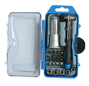 SIJIAWU Professional Ratchet Driver Socket and Bit Set (28 Pieces)