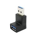 USB 3.0 Female-to-Male Up-Angled Adapter Connector