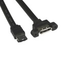 eSATA Extension Cable with Panel Mounts