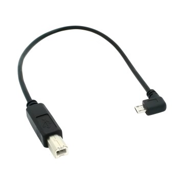 Micro USB Male to USB Type B Male Adapter Cable 30cm