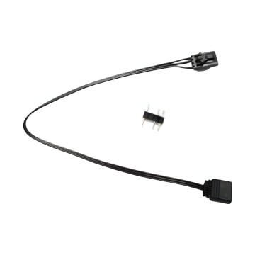 LED RGB 4 Pin to 5v RGB 3 Pin Female Connector Adapter Cable for Corsair