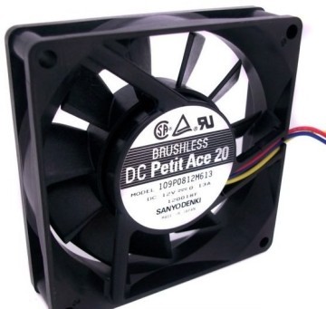 Sanyo Brushless DC Petit Ace 20 8020 80mm Cooling Fan 109P0812M613