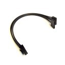 Mac Pro SATA Power 10 Pin to Dual SATA Cable 30cm