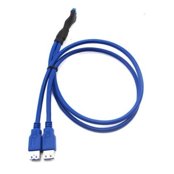 USB 3.0 20-Pin to Dual USB 3.0 External Female (60cm)