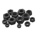 Premium Nylon66 Motherboard Black Insulating Nut Lock M2 to M6