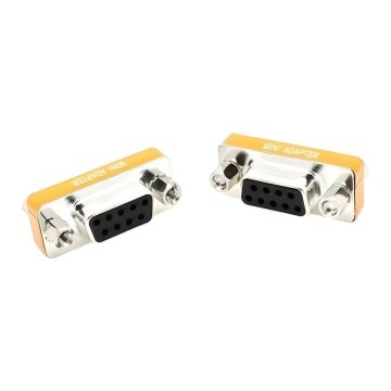 COM RS232 DB9 9 Pin Female to Female Adapter Connector