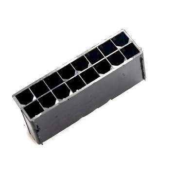16 Pin PSU Modular Male Header Connector Straight Black
