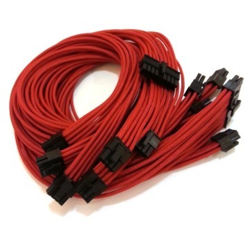 Corsair AX860 Premium Single Sleeved Modular Cables Set (Red)