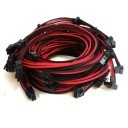 EVGA SuperNOVA 1300 G2 Single Sleeved Modular Cable Set (Black/Red)