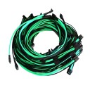 PSU Single Sleeved Modular Cables plus SATA Data Cables Set for Corsair