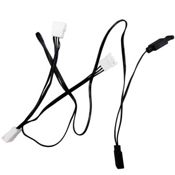 Motherboard Standard ARGB 3 Pin 5V to 3x NZXT HUE2 AER2 Adapter Cable