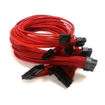 EVGA SuperNova NEX Classified Premium Single Sleeved Modular Cables Set (Red)