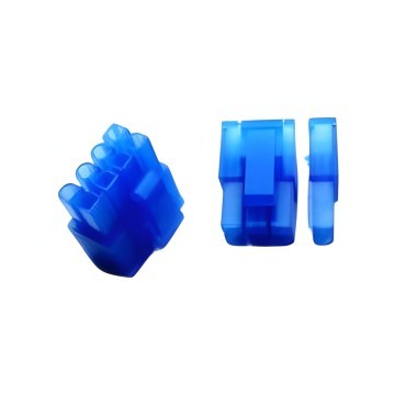 8 Pin PCIE Power Female Connector with Pins Blue