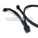 Seasonic X Series KM3 Series Uni-Sleeved Dual PCI-E Modular Cable (Black)