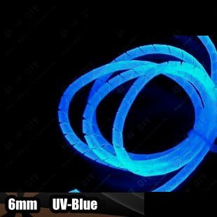 UV Spiral Wrap (6mm) - UV Blue