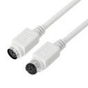 PS2 S-Video 6-Pin Male to Female Extension Cable