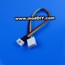 4-Pin PWM Fan Connector (Female) to 4-Pin Mini GPU Fan Connector (Male)