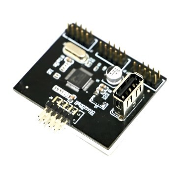 USB 2.0 10 Pin Header 1 to 4 Internal USB Hub 4 Port Splitter Board