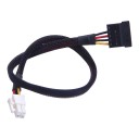 PSU 4 Pin to SATA Power Sleeved Cable 30cm for IBM Lenovo