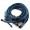 Seasonic Single Sleeved Power Supply Modular Cables Full Set - Black / UV Blue