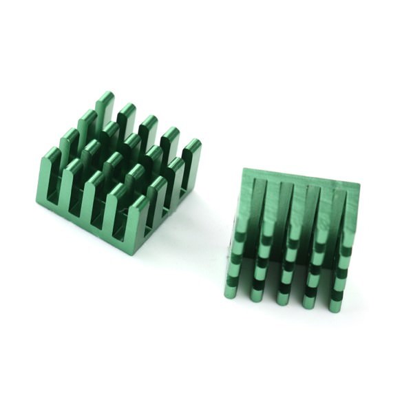 Passive Heatsink Mosfet Chipsink 17mm Green