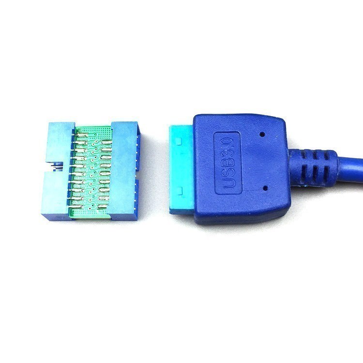USB 3.0 20-Pin Internal Header Male to Male Extension Cable Converter