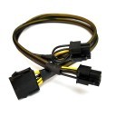 HP ProLiant DL180 Gen6 10 Pin to 8 Pin and 6 Pin GPU PCIE Power Cable