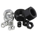 M3.5 Hex Lock Nut - Silver Carbon Steel