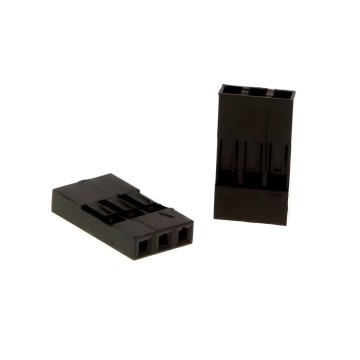 Dupont 3 Pin Female Motherboard Connector No Label Black